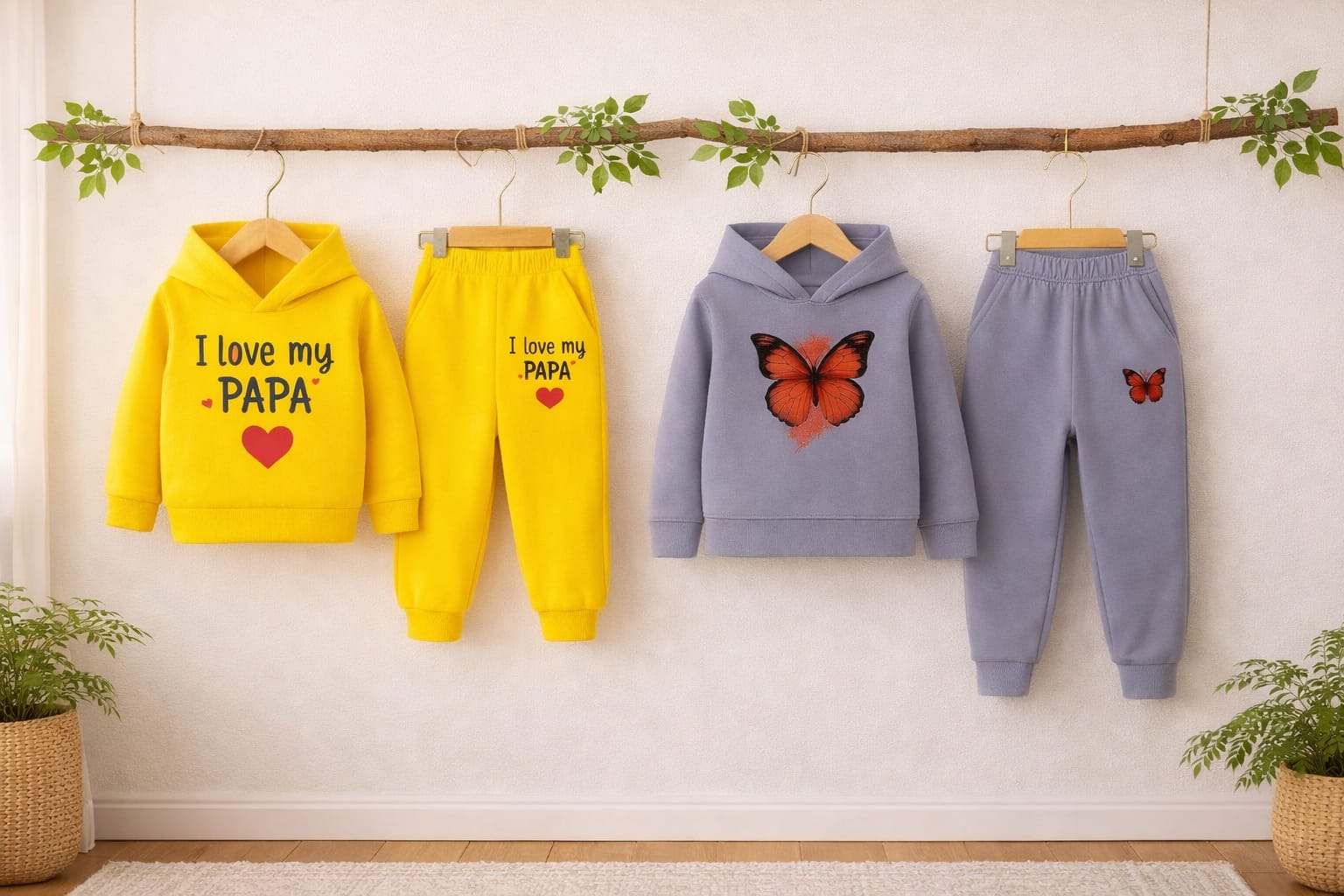 স্টাইলিশ হুডি ১ বছর থেকে ১২ বছর COMBO SET