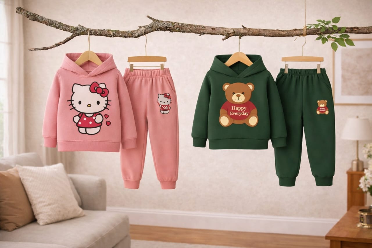 স্টাইলিশ হুডি ১ বছর থেকে ১২ বছর COMBO SET