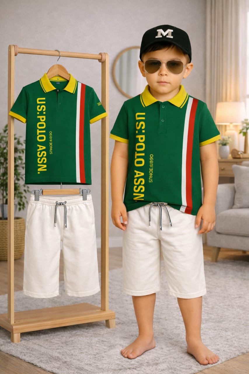 1 YEAR TO 16 YEAR POLO T SHART AND PANT SET