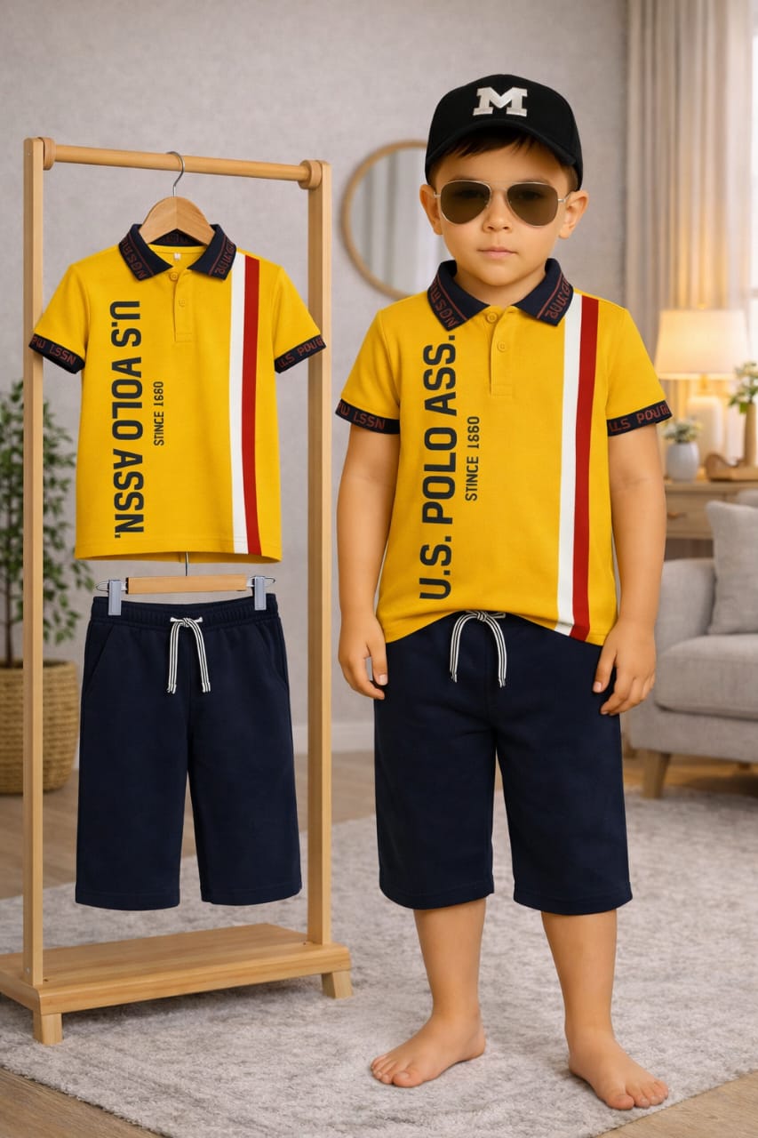 1 YEAR TO 16 YEAR POLO T SHART AND PANT SET