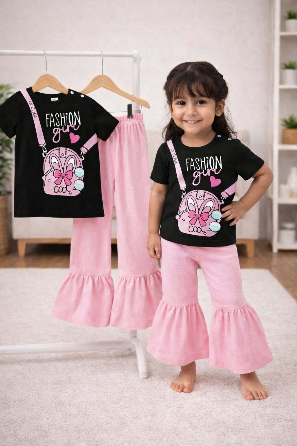 Girls t-shirts & plaju set